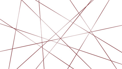 Obraz premium Abstract Geometric Red Line Background with Random Intersecting Linear Pattern Minimal Modern Network Lines for Technology Design Architecture Layout and Creative Graphic Background