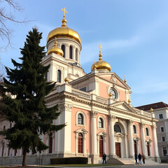 Fototapeta premium Serbian Orthodox Church Patriarchate Building, Belgrade