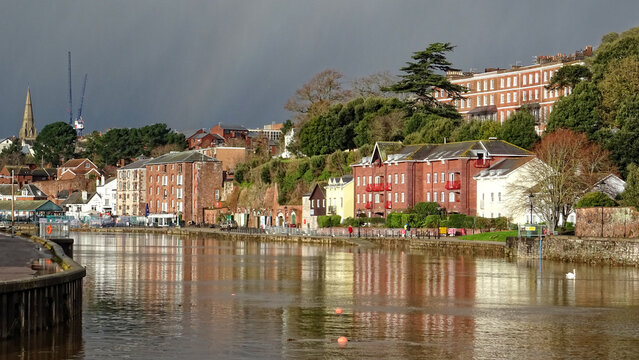 Banks of the River Exe at Exeter