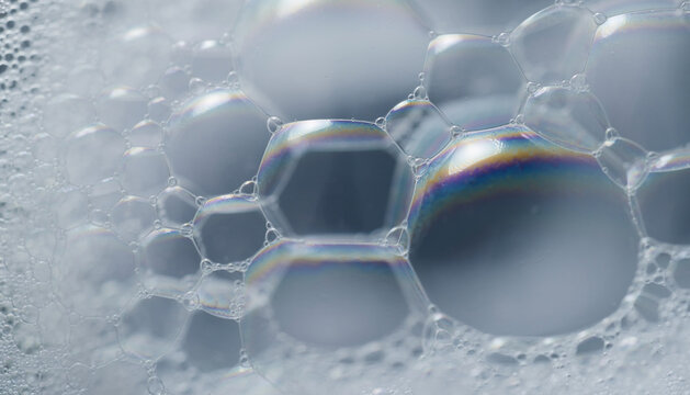 macro close-up of protective packaging foam with dense microcell structure, EVA foam
