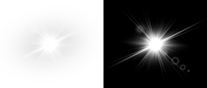 PNG transparent sunlight special lens flare light effect. Stock royalty free PNG image