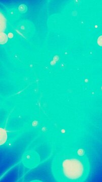 Silent Photon Tide Series - Deep Sea Bioluminescence Abstract Particle Animation