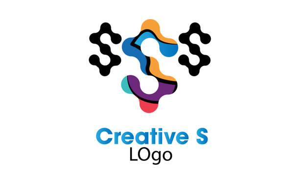 creative s logo, creative s logo, letter s logo, abstract s logo, modern s logo, colorful s logo, technology logo, digital logo, creative brand logo, modern branding