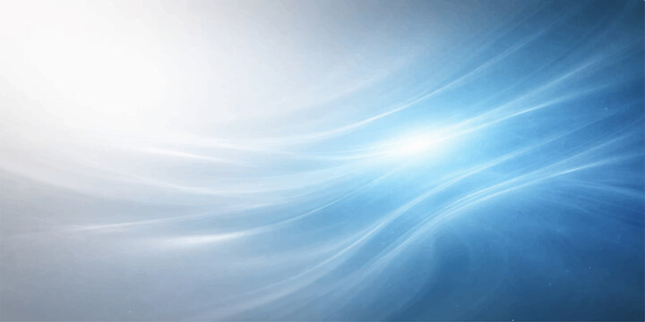 Abstract flowing energy, light-filled currents and ethereal blend of blues and white, representing concepts of technology, data, and the digital world.