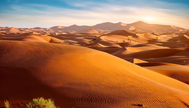 Rub Al Khali Desert At The Empty Quarter In Abu Dhabi Uae