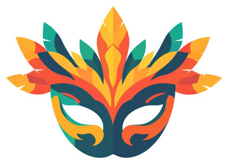 Obraz premium PNG Mardi Gras Carnival Mask mask carnival vibrant.
