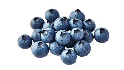 Isolated Fresh ripe blueberries pile, healthy organic superfood fruit for diet and nutrition © Thaddeus