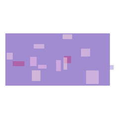 Fototapeta premium Purple abstract background with scattered pink and white squares
