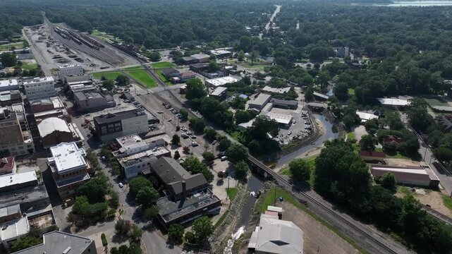 Charming Downtown Hattiesburg Mississippi Urban Southern Scene