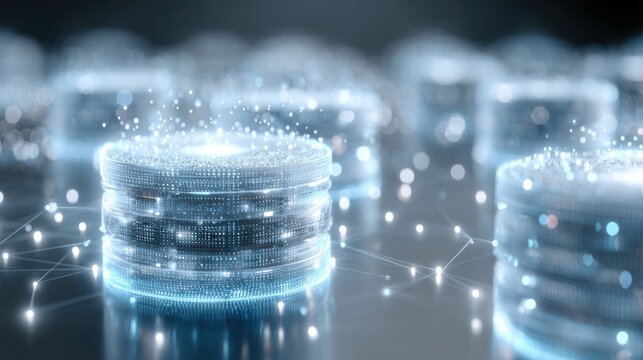 Scalable digital platforms managing structured database information