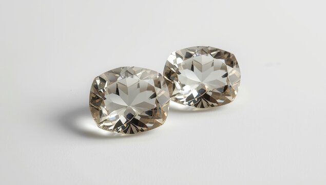 Faceted topaz gems, Sri Lanka