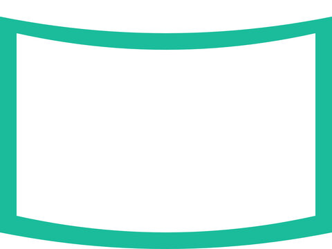 A green frame surrounds a white background on a graphic design