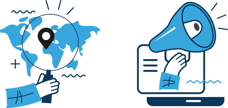 Global localization and digital communication through technology platforms