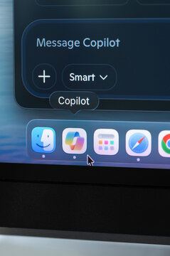 Start Microsoft Copilot application on computer screen