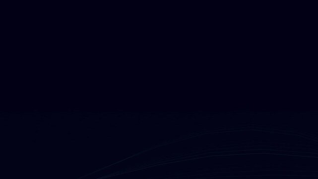 High quality, seamless looping motion background featuring a flight over a shifting 3D wireframe mountain terrain in 80s retro style. Perfect for EDM visuals, VJ loops, futuristic presentations,