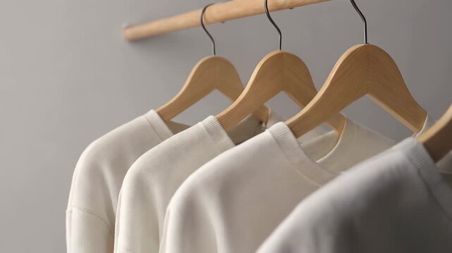 首元タグやリブ幅やステッチ色の違いを同構図で揃えたディテール版