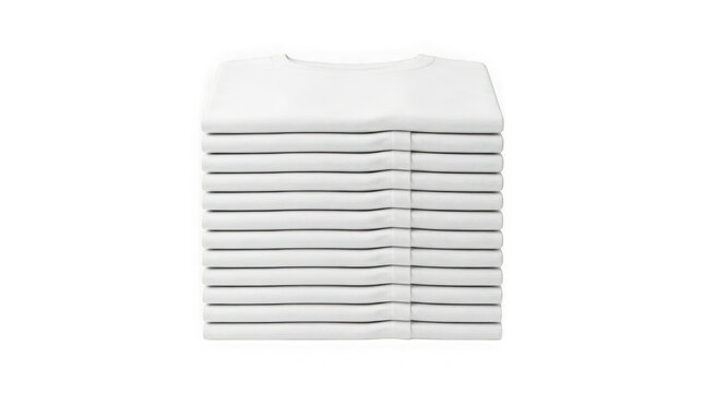White Plastic Laundry Basket Bin 3D Render Cutout