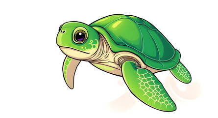 turtle, tortoise, reptile, animal, cartoon, cute, character, mascot, wildlife, nature, shell, carapace, flipper, swim, ocean, sea, marine, aquatic, pond, lake, slow, crawl, green, baby, kid, friendly, © mrpixel