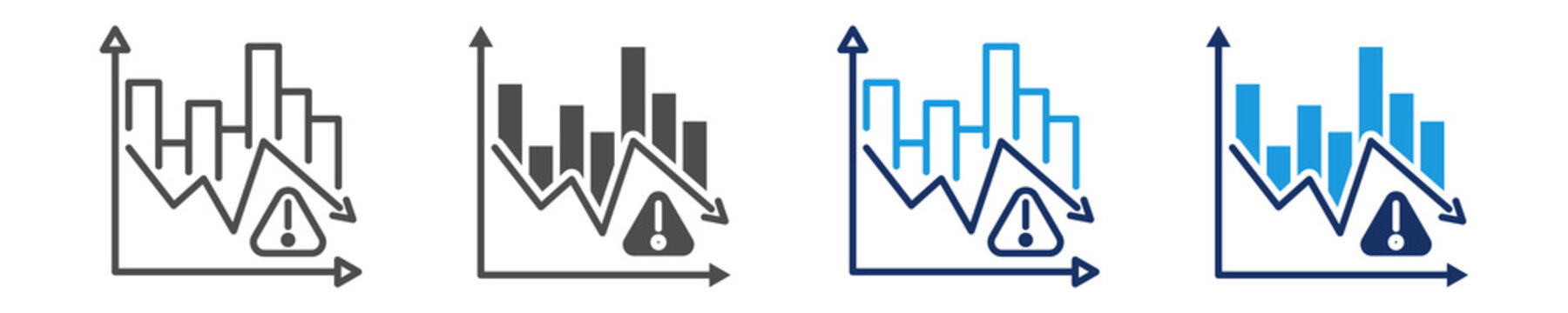 reduce risk icon set with multi concept