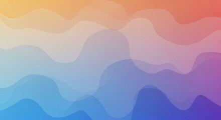 Fototapeta premium Abstract wavy gradient background