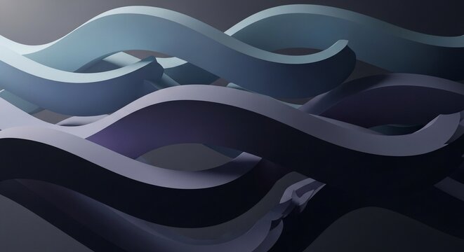 Abstract wavy forms