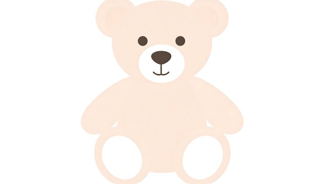 Adorable Teddy Bear - A Soft and Cuddly Companion for Children.