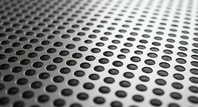 perforated metal sheet close-up