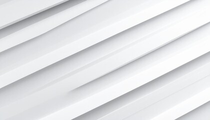 Fototapeta premium Abstract White Stripes with Subtle Shadows on Minimalist Background