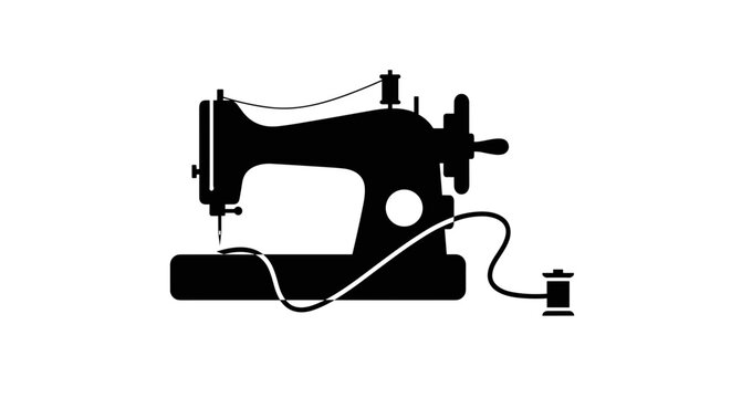Sewing Machine with Thread.