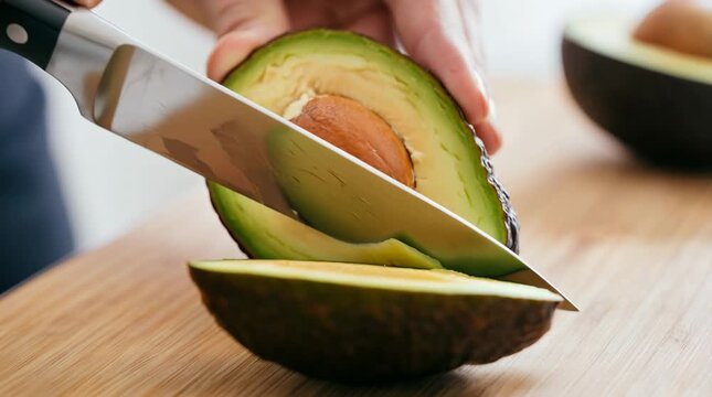 Chef cut vegetables on cutting board with sharp knife for making healthy meal and cooking, cook cutting vegetables for making salad, food closeup in kitchen