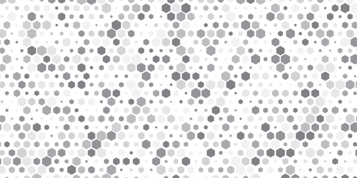 Gray, black, white beehive background. Honeycomb, bees hive cells pattern. Bee honey shapes. Vector geometric seamless texture symbol. Hexagon, hexagonal raster, mosaic cell sign or icon.