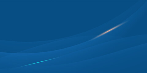 Blue abstract background with luxury golden elements. modern vector illustration