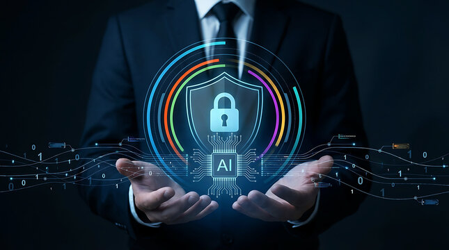 AI Cyber Security Data Protection Digital Network Privacy Technology