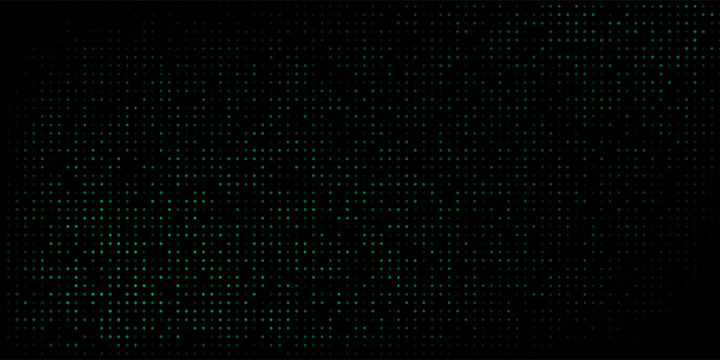 Disegn green digital technology background. Digital data dots green pattern pixel background. Premium art