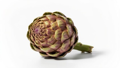 New artichoke on a light backdrop
