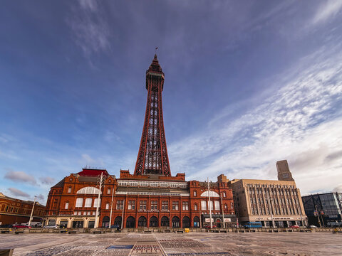 The Blackpool Tower in Blackpool, UK.