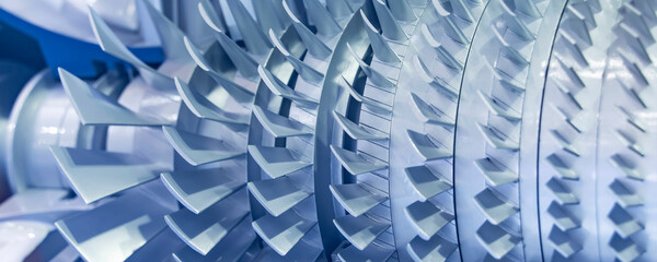 3D printer turbine engine printed model metal plastic