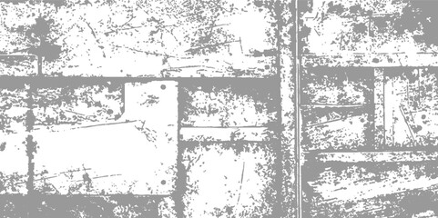 Obraz premium Textured grey and white abstract pattern with distressed grunge effect and scattered dots