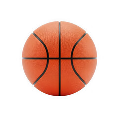 Fototapeta premium A basketball with black lines