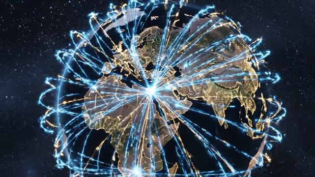 Global Financial Network Animation 
