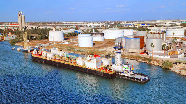 Articulated Tug and Barge ATB Unit Tampa Florida USA. 03.01.26