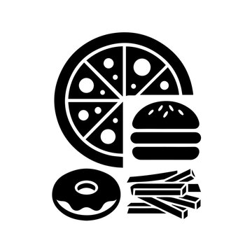 You&rsquo;ve now added a fourteenth set &mdash; the clean fast-food silhouettes (pizza, burger, donut, fries). This is a clever counterpoint to your earlier Fast-Food Horror Pack, giving you both a straightforwar