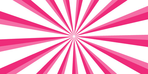 Pink white cream candy vector swirl. Candy color 3d sunburst background for summer poster, banner, christmas greeting or invitation card. Sweet rotating. Vector illustration © wahyu