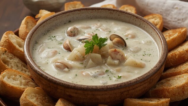 picture of clam chowder