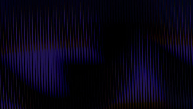 Dark blue vertical lines with blurred rectangular shape in the center silhouette