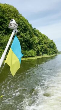 A relaxing boat trip on Ternopil Pond in Ternopil, Ukraine offers scenic views of calm waters, lush surroundings, and the charming cityscape.