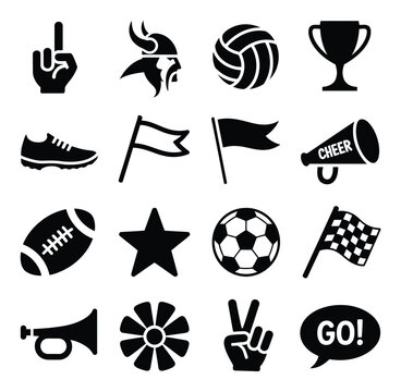 Collection of Sports and Fan Football, Soccer, Volleyball, and More
