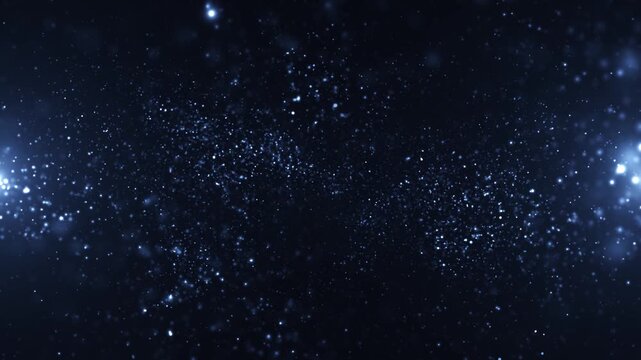 Luxury abstract background animation with glittering shiny blue particles. This glitzy awards ceremony or talent show motion background animation is full HD and a seamless loop.
