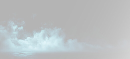 Fototapeta premium Deep blue mystical smoke fog effect for cinematic backdrop, mysterious dark atmosphere or ethereal night design png