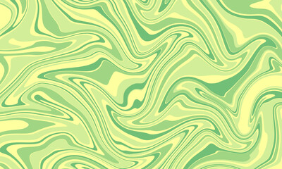 Obraz premium Vibrant Abstract Swirls of Light Green and Yellow Marble Texture for Design Backgrounds
